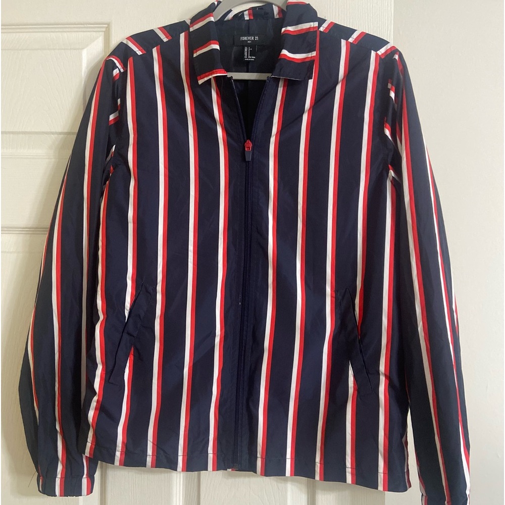 Men’s striped windbreaker